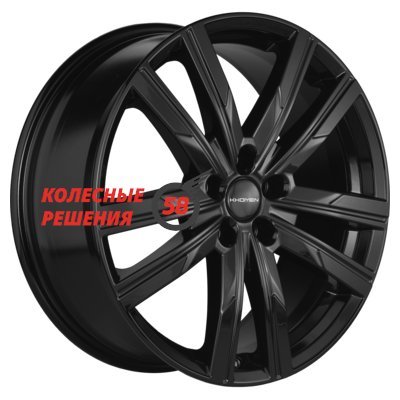 Khomen Wheels KHW1905 (FAW Bestune T77) Black 7.5x19/5x100 D57.1 ET28  