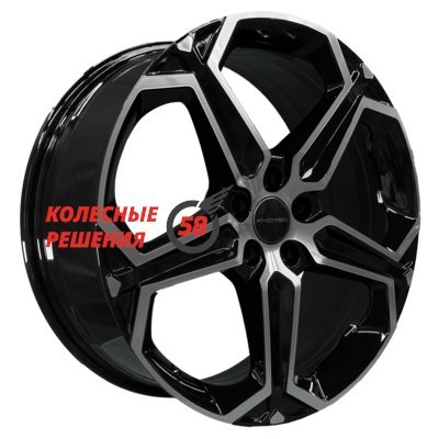 Khomen Wheels KHW1909 (Chery Tiggo 8 (Pro/Pro Max)) Black-FP 7.5x19/5x108 D60.1 ET47  