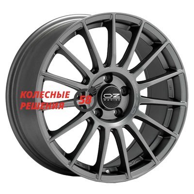 OZ Superturismo LM Matt Graphite + Silver Lettering 9.5x19/5x112 D66.46 ET21  